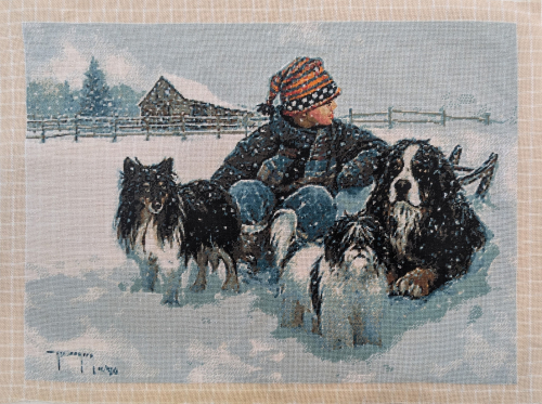 Cross-stitch Winter Wonderland